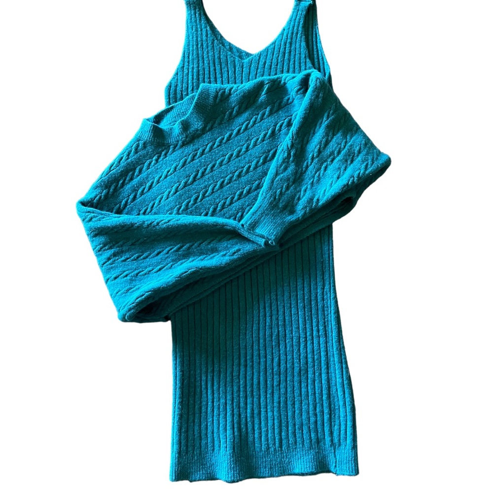 Handmade Luxury Soft Sweater Dress Set - Picture 10 of 14